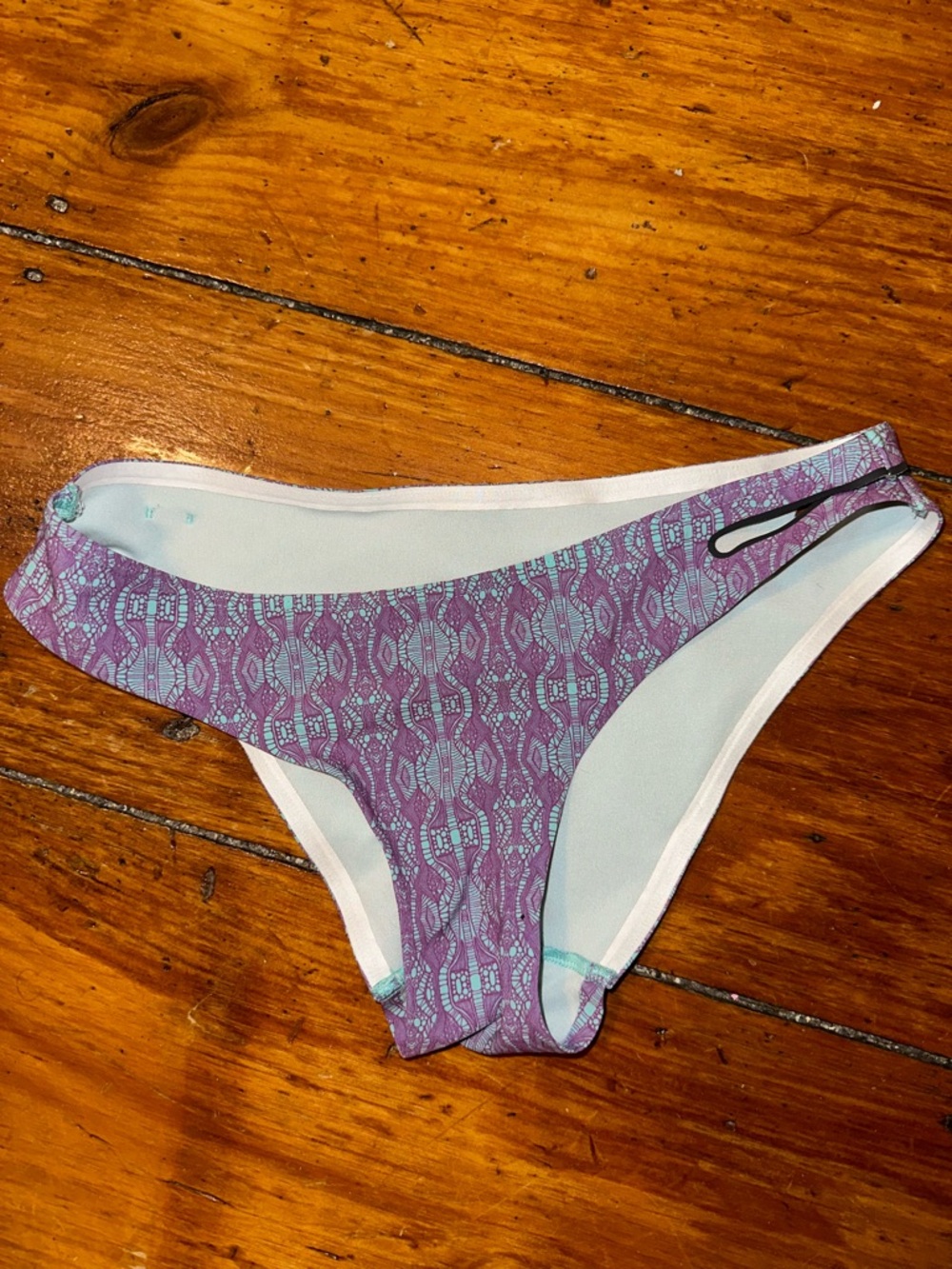 Under Armour Purple Patterned Bikini Bottom